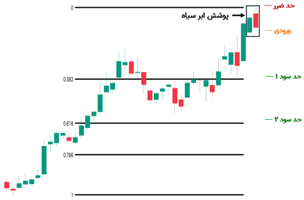 ترکیب پوشش ابر سیاه با سطوح اصلاحی فیبوناچی